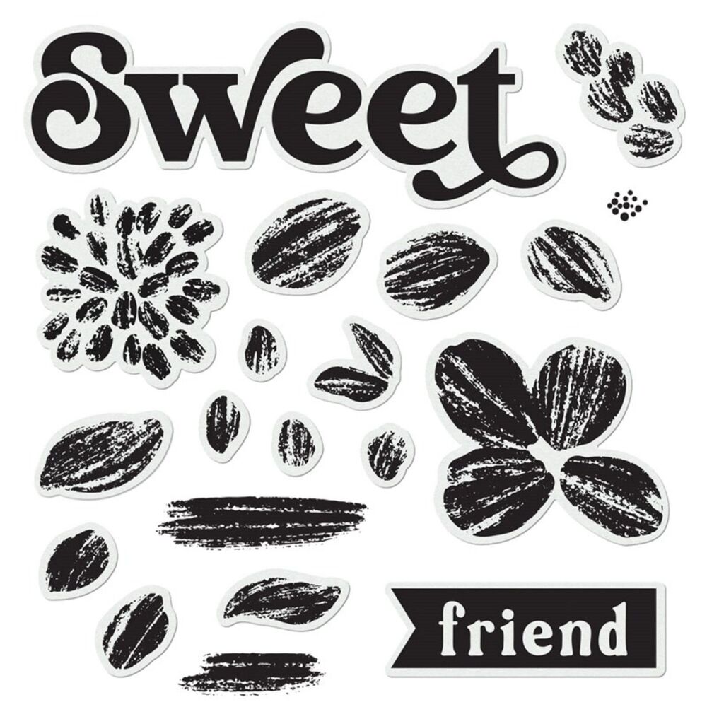 CTMH Sawyer—Scrapbooking Stamp + Thin Cuts New Sweet Friend